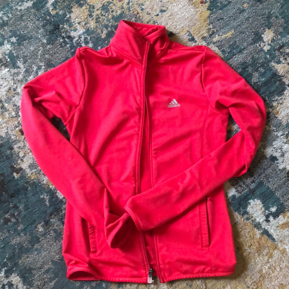 Light adidas jacket/sweater. Gently worn. In good conditions.